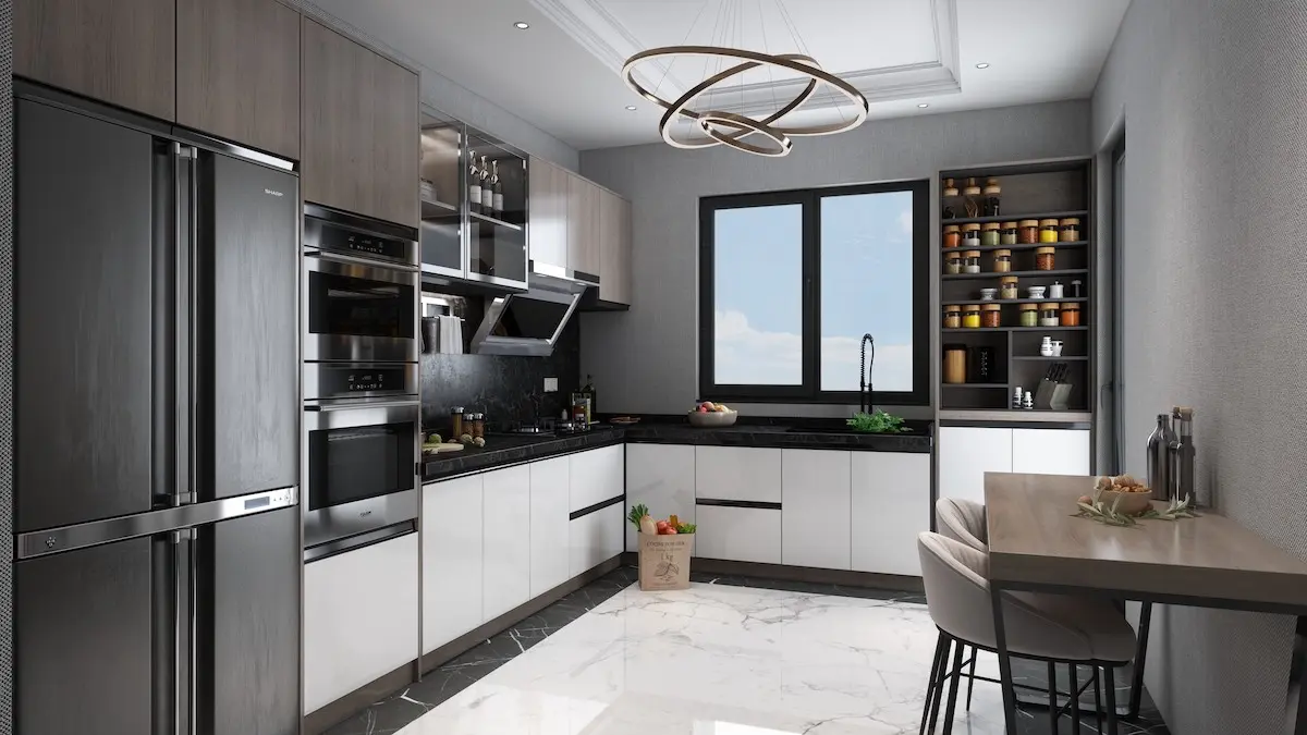 Fitted kitchen